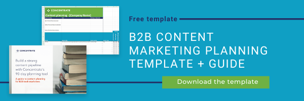 B2B content marketing plan template + guide 2-1