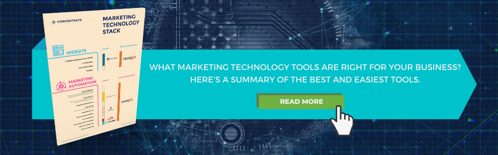 Marketing technology tools to support B2B lead generation