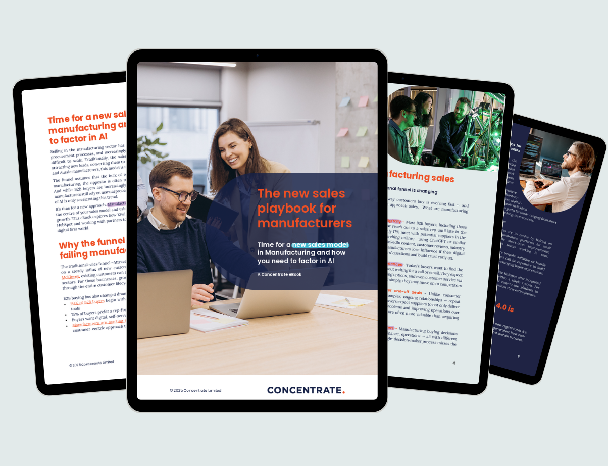 Concentrate Sales Playbook eBook