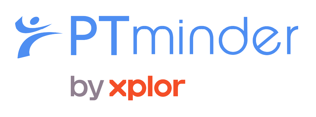 PTminder-Logo-6000x1328-Blue-TransparentBG
