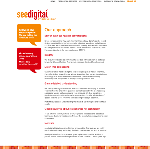 seeDigital old website